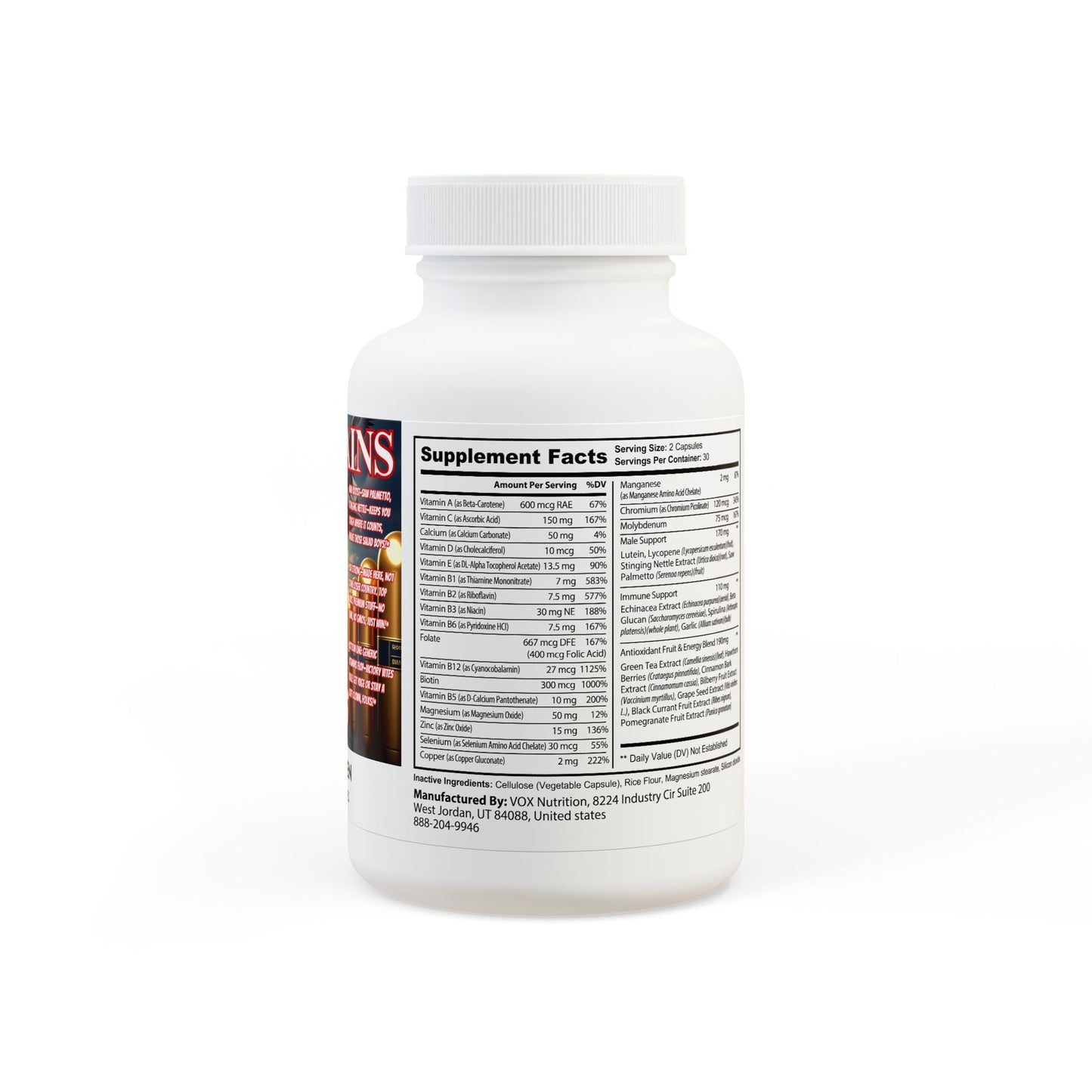 VICTORY VITES - Multivitamin for Men Supplement (60 Capsules)