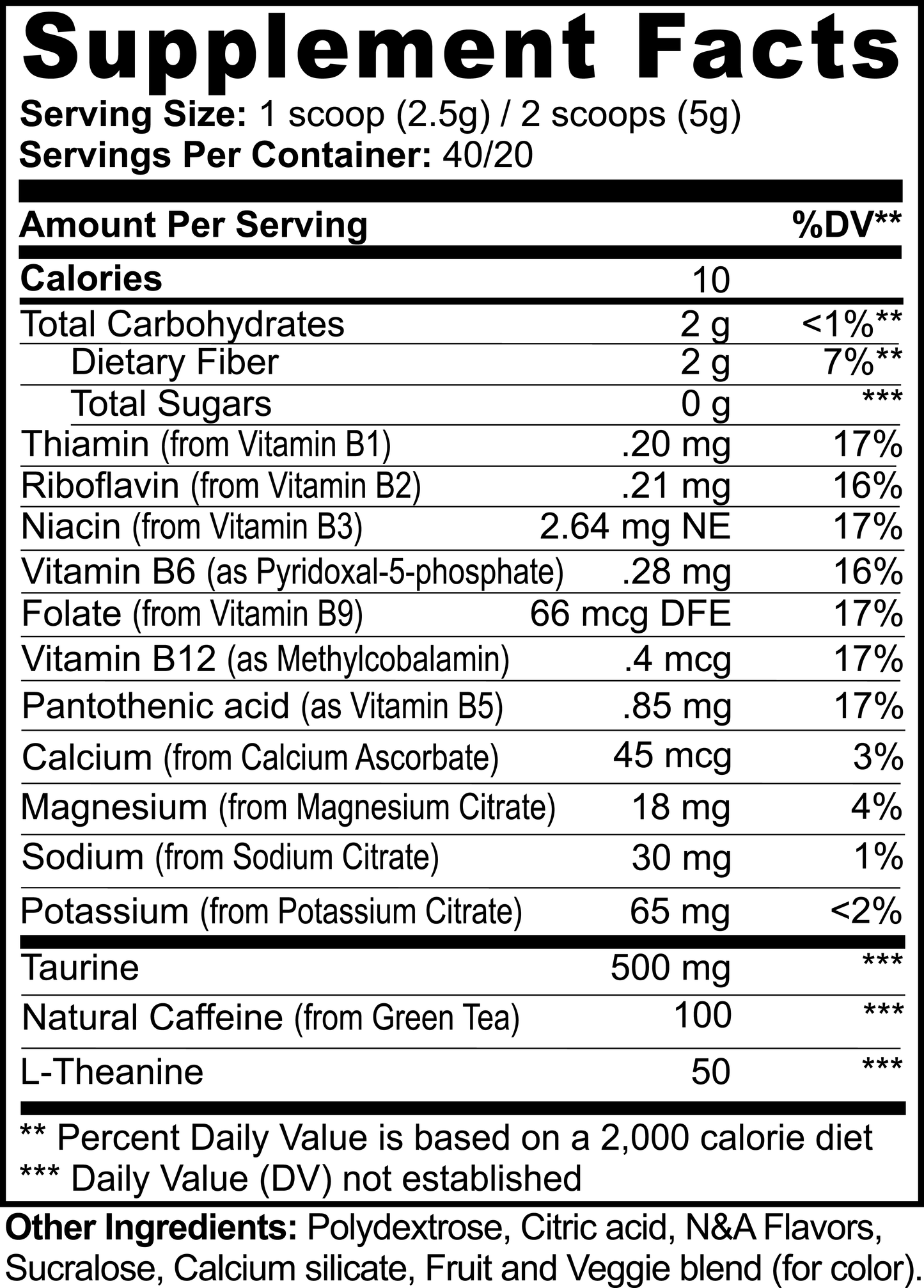FREEDOM FUEL - Energy Powder (Berry Splash)