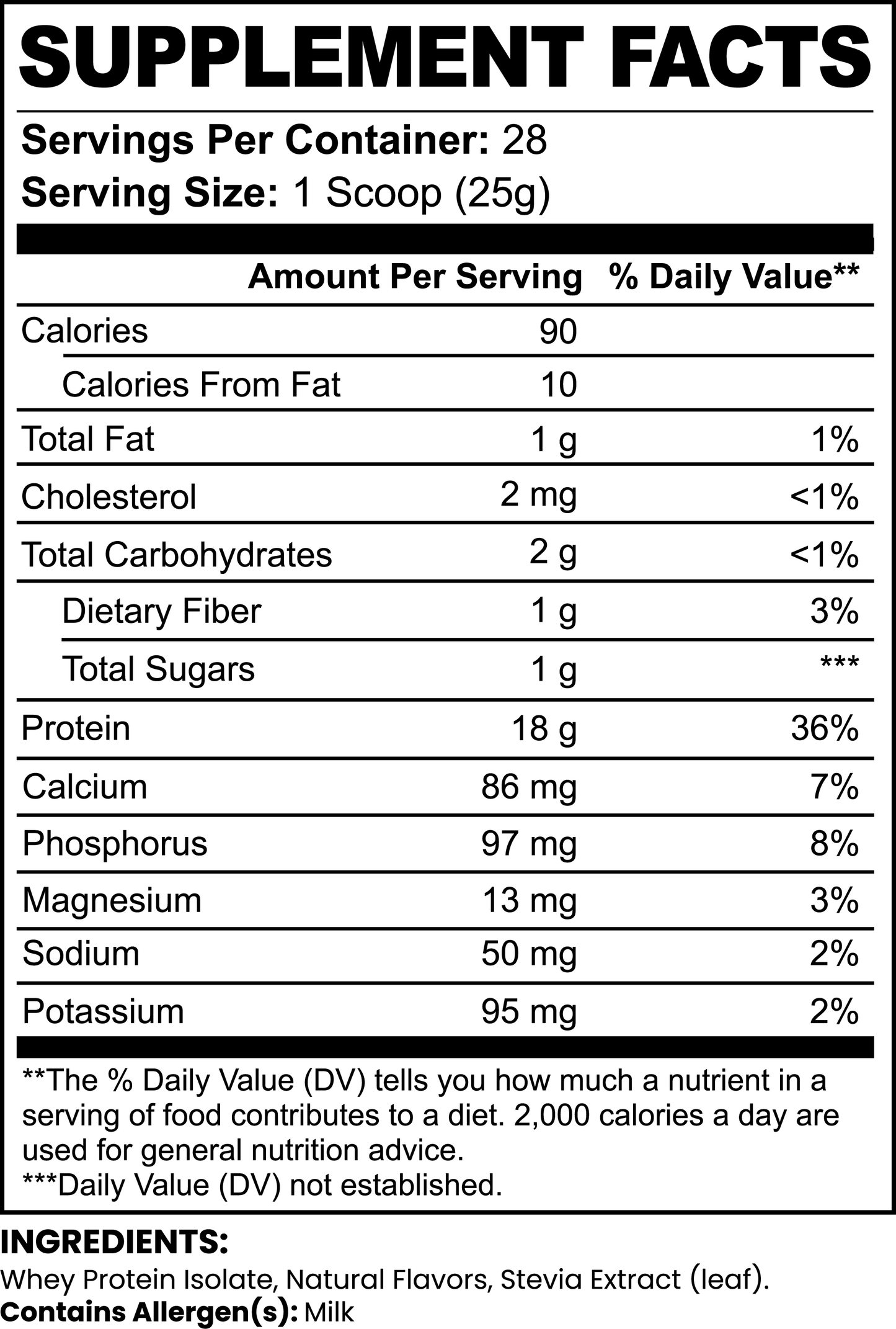 LEAN MACHINE - 100% Whey Protein Isolate (Chocolate)