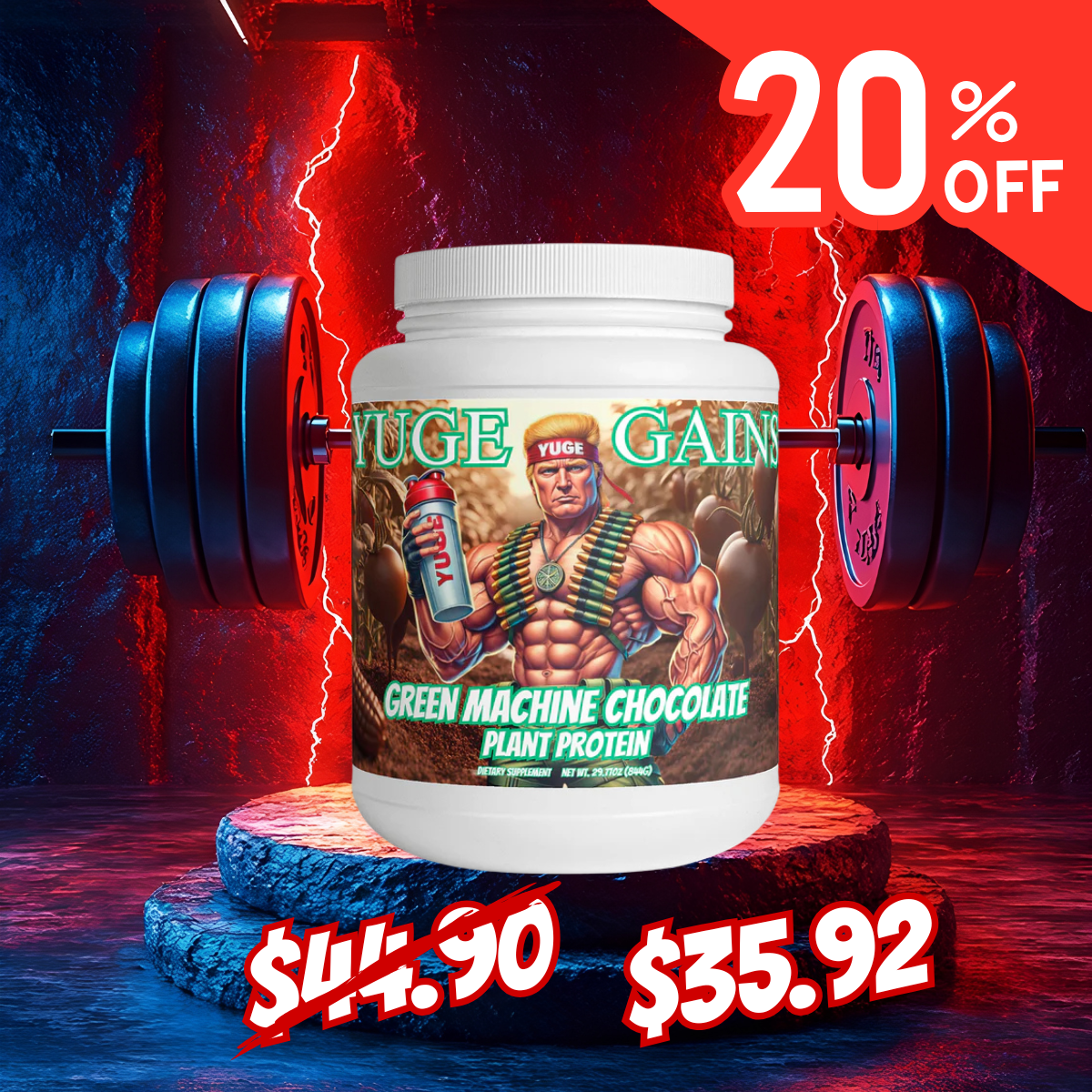 GREEN MACHINE - Plant Protein (Chocolate)