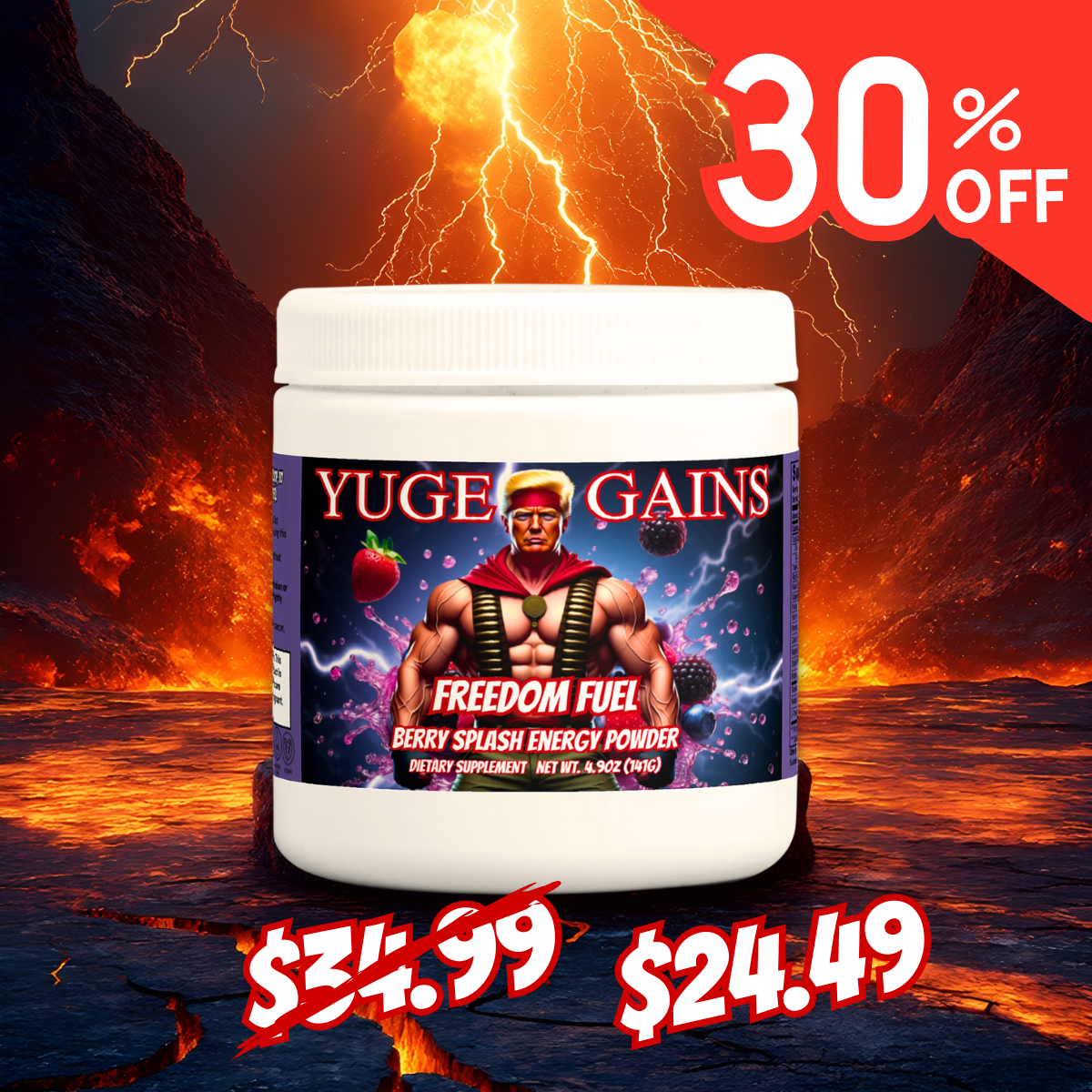 FREEDOM FUEL - Energy Powder (Berry Splash)