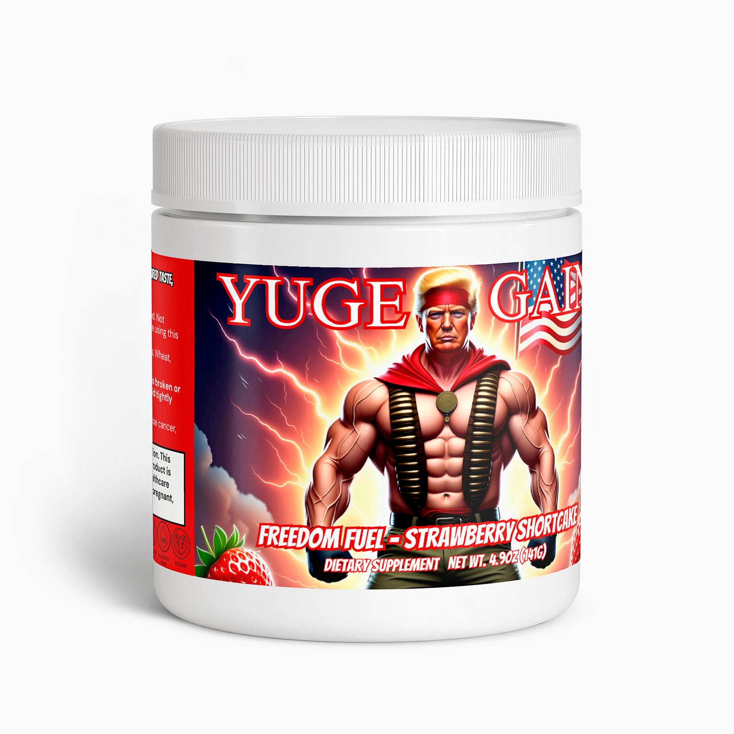 FREEDOM FUEL - Energy Powder (Strawberry Shortcake)