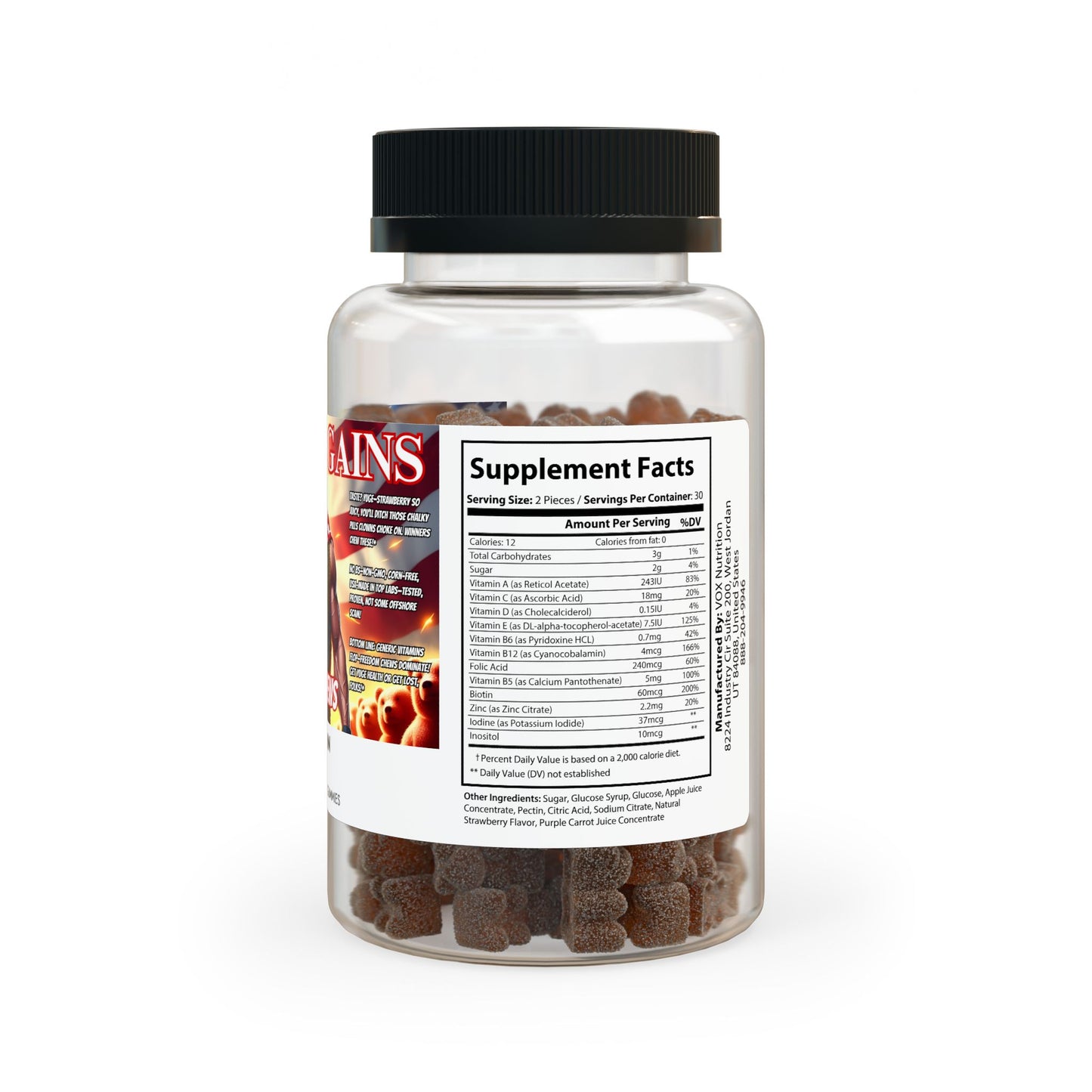 FREEDOM CHEWS - Multivitamin Gummies for Adults (60 Gummies)