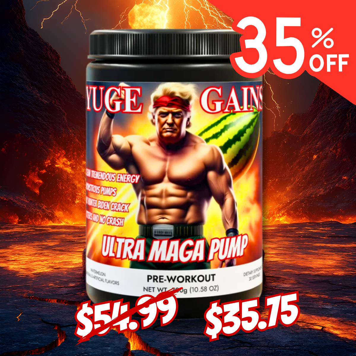 ULTRA MAGA PUMP - Pre-Workout (Watermelon)
