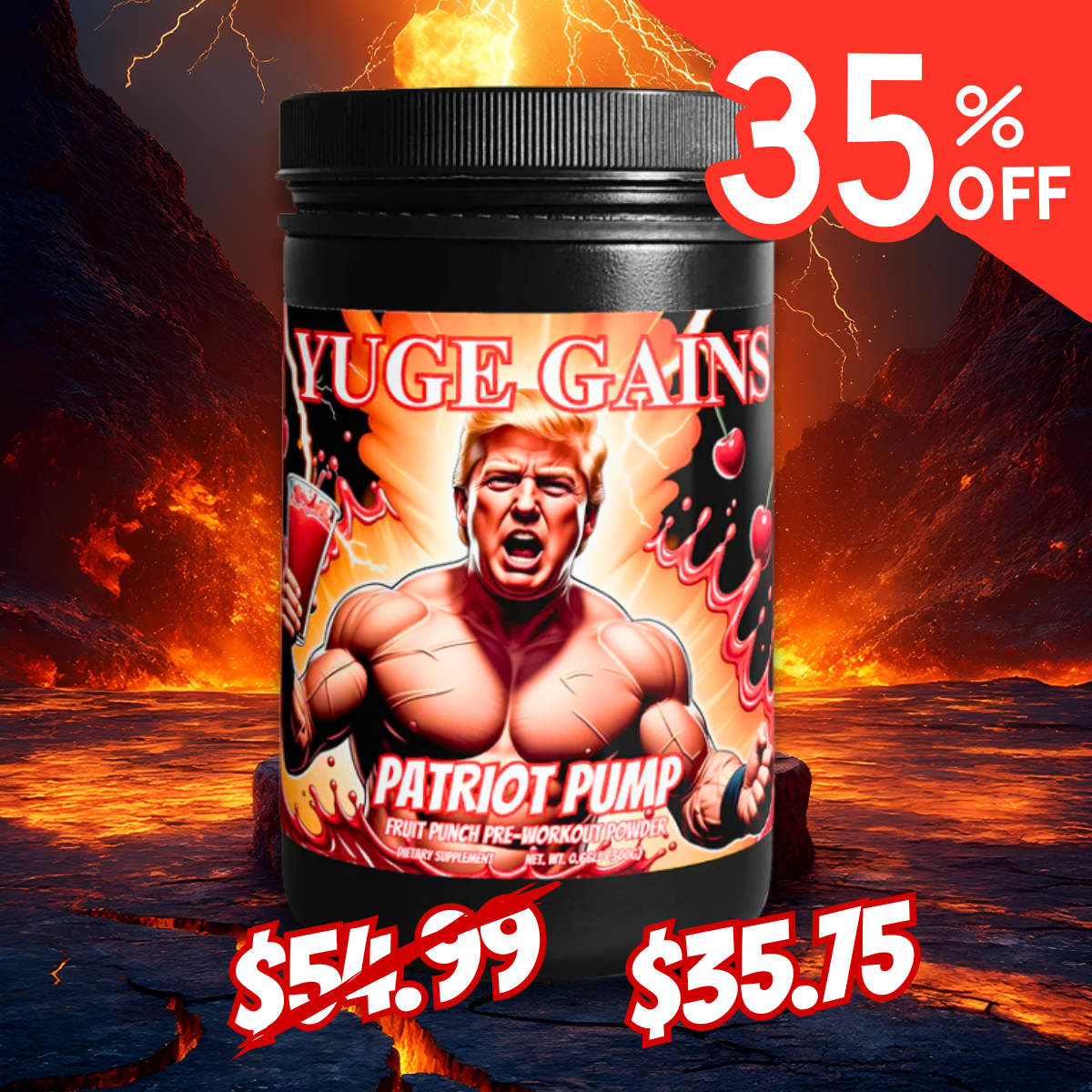 PATRIOT PUMP - Pre-Workout (Fruit Punch)